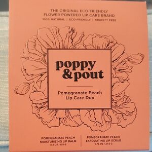 Poppy & Pout Pomegranate Peach Lip Care Duo